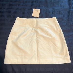 White skirt